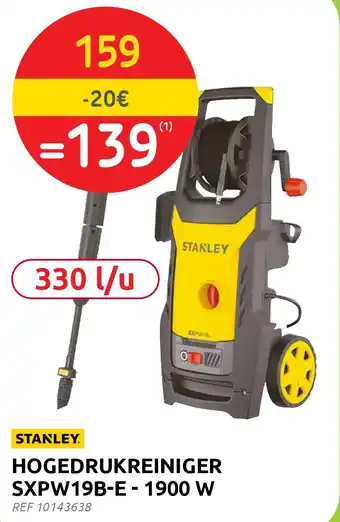 Brico HOGEDRUKREINIGER SXPW19B-E - 1900 W aanbieding