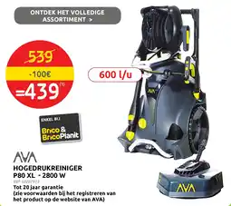 Brico HOGEDRUKREINIGER P80 XL - 2800 W aanbieding