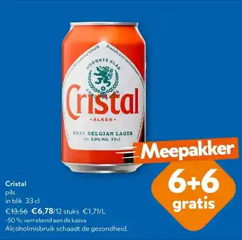 OKay Cristal pils in blik 33 cl aanbieding