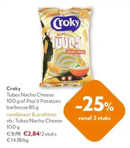 OKay Tubes Nacho Cheese 100 g aanbieding