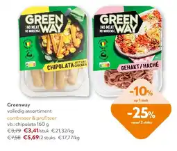 OKay Greenway chipolata 160 g aanbieding