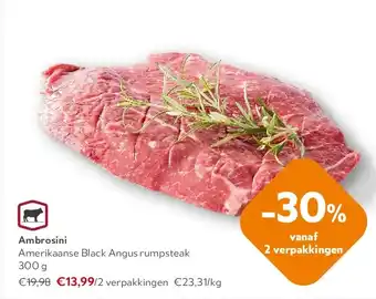OKay Ambrosini Amerikaanse Black Angus rumpsteak 300 g aanbieding
