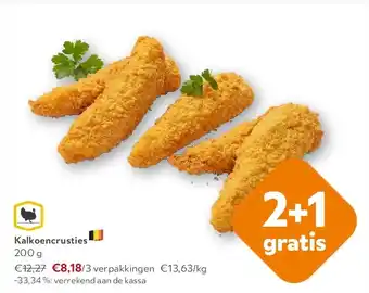 OKay Kalkoencrusties 200 g aanbieding