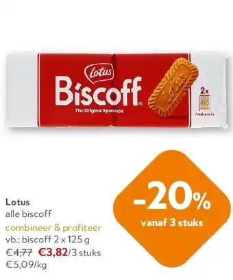 OKay Lotus alle biscoff aanbieding