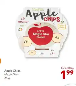 OKay Apple Chips Magic Star 25 g aanbieding