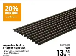 GAMMA Aquaplan Topline bitumen golfplaat aanbieding