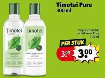 Timotei pure conditioner pure 300ml