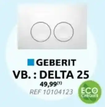 Brico Geberit Delta 25 aanbieding