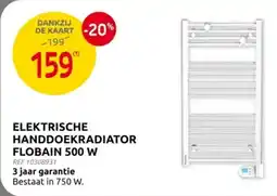 Brico Elektrische Handdoekradiator Flobain aanbieding