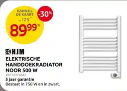 Brico HJM Elektrische Handdoekradiator Noor aanbieding