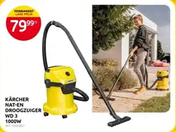 Brico Kärcher Nat en Droogzuiger WD 3 aanbieding