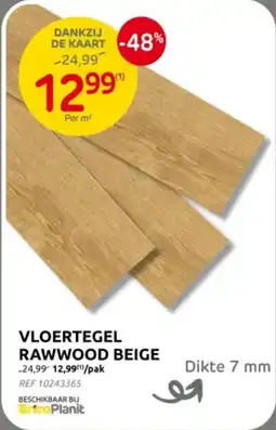 Brico Vloertegel Rawwood aanbieding