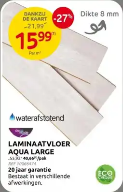 Brico Laminaatvloer Aqua Large aanbieding