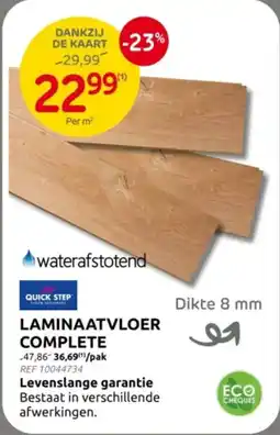 Brico Laminaatvloer Complete aanbieding