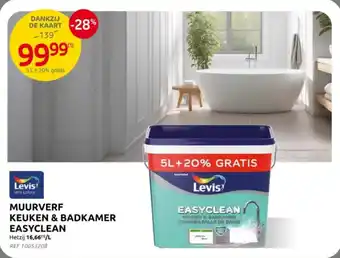 Brico Levis Muurverf Keuken & Badkamer Easyclean aanbieding