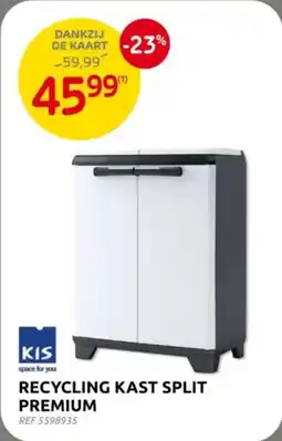 Brico KIS Space For You Recycling Kast Split Premium aanbieding