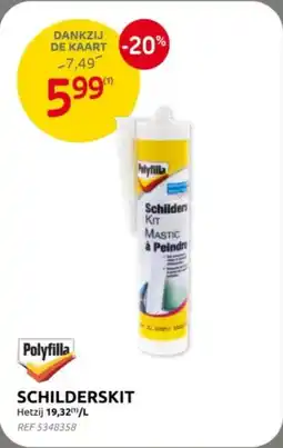 Brico Polyfilla Schilderskit aanbieding