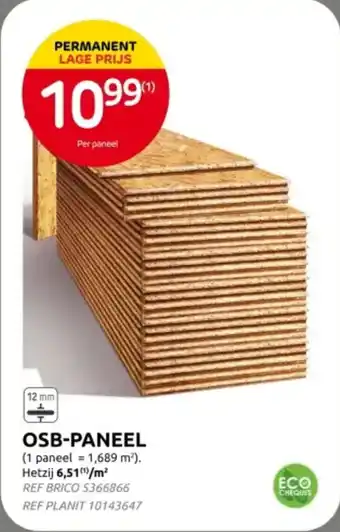 Brico OSB Paneel aanbieding