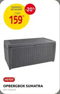 Brico Keter Opbergbox Sumatra aanbieding