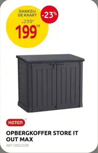 Brico Keter Opbergkoffer Store It Out Max aanbieding