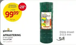 Brico Giardino Afrastering aanbieding