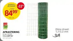 Brico Afrastering aanbieding