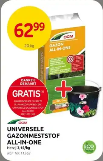 Brico DCM Universele Gazonmeststof All-In-One aanbieding