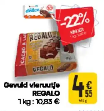 Cora Regalo Gevuld vieruutje aanbieding