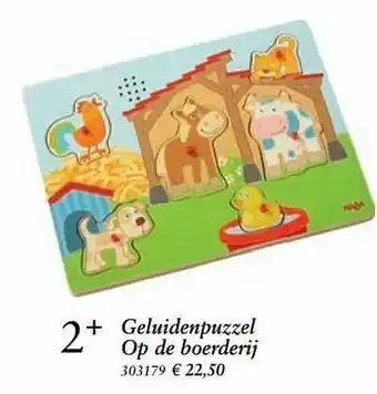 Europoint Geluidenpuzzel op de boerderij aanbieding