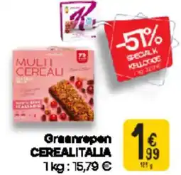 Cora Cerealitalia Graanrepen aanbieding