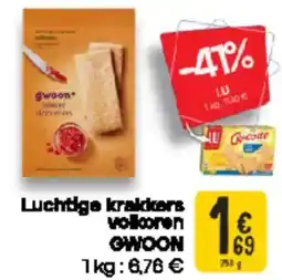 Cora Gwoon Luchtige Krakkers Volkoren aanbieding