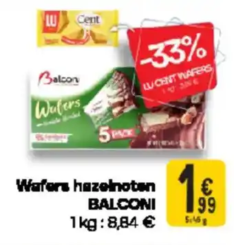 Cora Balconi Wafers Hazelnoten aanbieding