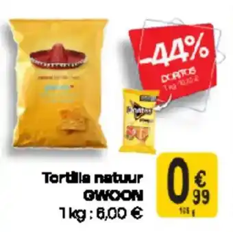 Cora Gwoon Tortilla natuur aanbieding