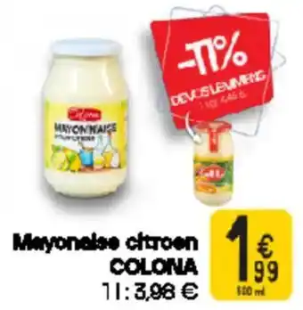 Cora Colona Mayonaise Citroen aanbieding