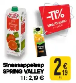 Cora Spring Valley Sinaasappelsap aanbieding