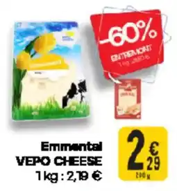 Cora Vepo cheese Emmental aanbieding