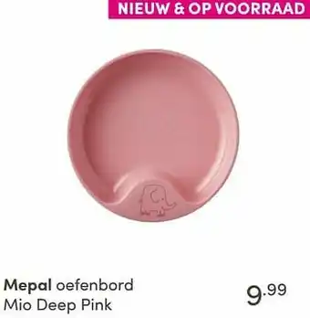 Baby & Tiener Mepal oefenbord mio deep pink aanbieding