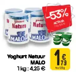 Cora Malo Yoghurt Natuur aanbieding