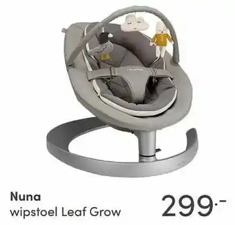 Baby & Tiener Nuna wipstoel leaf grow aanbieding