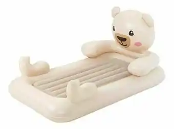 Dreamland Bestway luchtmatras voor 1 persoon Kids Teddybear aanbieding