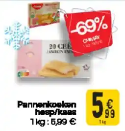 Cora Pannenkoeken hesp / kaas aanbieding