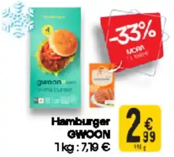 Cora Gwoon Hamburger aanbieding