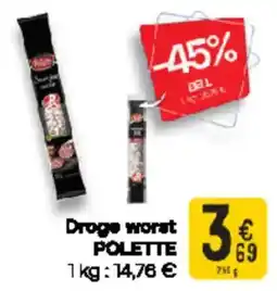 Cora Polette Droge Worst aanbieding