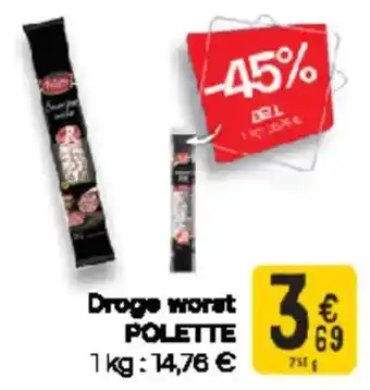 Cora Polette Droge Worst aanbieding