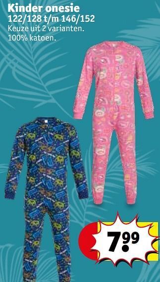 Kruidvat Kinder onesie aanbieding