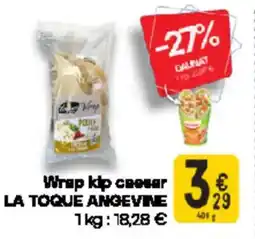 Cora La toque angevine Wrap kip caesar aanbieding