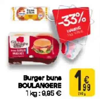 Cora Boulangere Burger Buns aanbieding