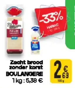 Cora Boulangere Zacht brood zonder korst aanbieding