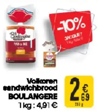 Cora Boulangere Volkoren sandwichbrood aanbieding