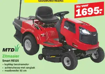 Van Cranenbroek MTD Zitmaaier Smart RE125 aanbieding